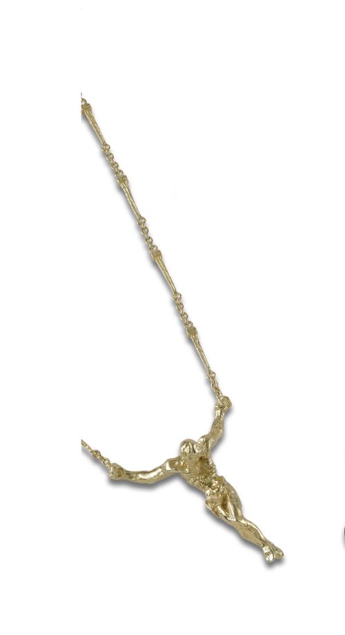 CRISTO DE SAN JUAN DE LA CRUZ EN ORO DE DALÍ