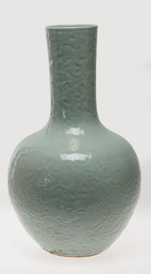 Jarrón de porcelana, China. S.XIX