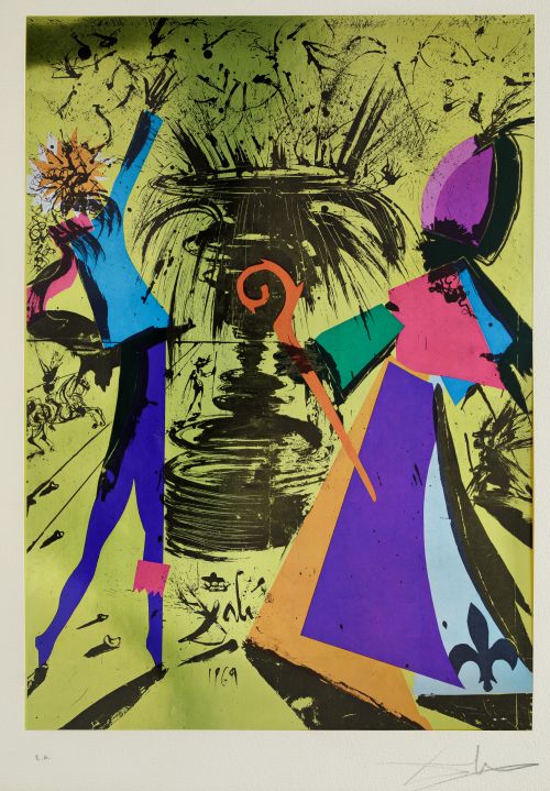 SALVADOR DALÍ Y DOMENECH, "The Spring at Evian (Perrier)", 