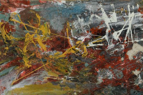 MANUEL  VIOLA, "Sin título", Óleo sobre lienzo sin bastidor