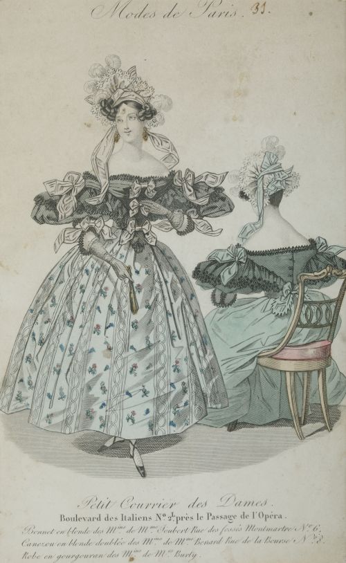 ESCUELA FRANCESA , "Petit Carrier des Dames", Litografía co