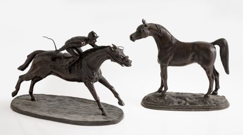 ANTONIO COELLO DE PORTUGAL, "Caballo", Escultura de bronce 