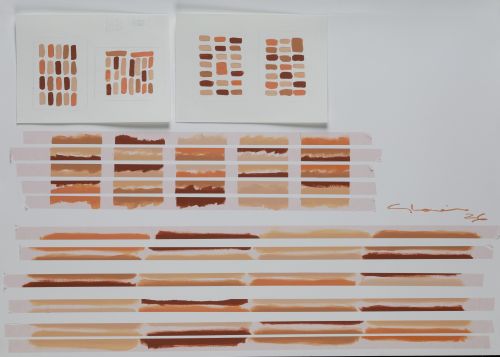 GLORIA ESTEFANELL, "20 años de tenis", 2026, Ácrilico sobre