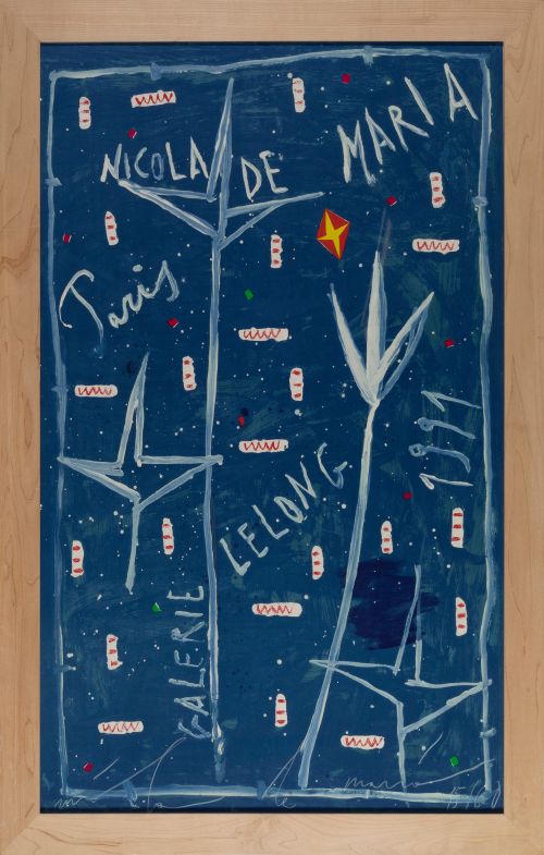 NICOLA DE  MARÍA, "Regno di Maria", 1991, Litografía sobre 