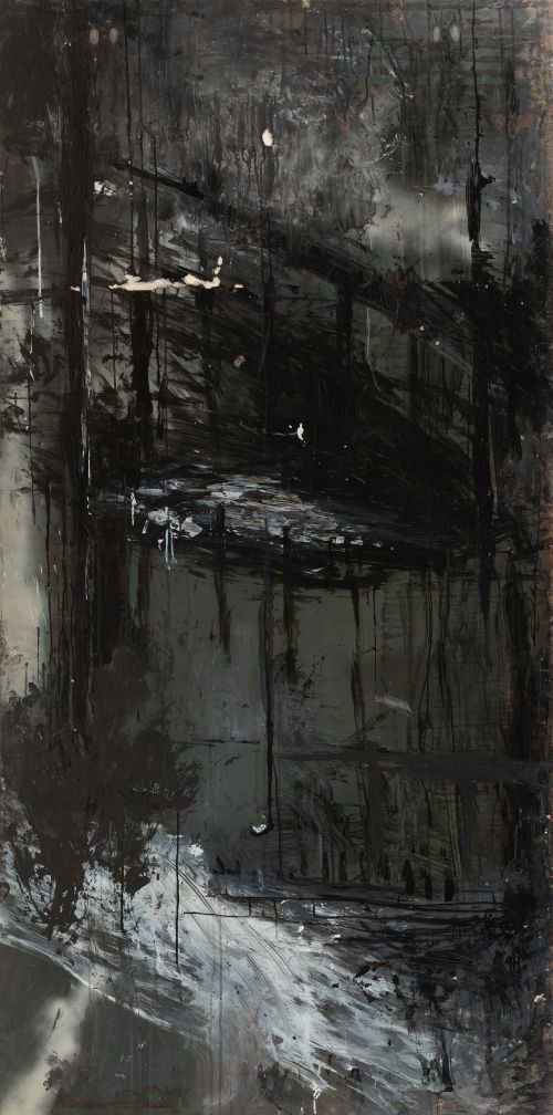 VICENÇ VIAPLANA, "Sin título", 1986, Pintura sobre plancha 