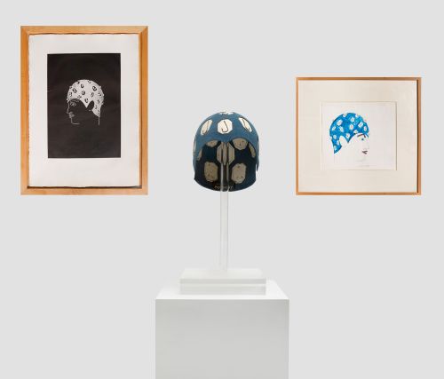 EDUARDO  ARROYO, "Hameçon (Anzuelo)", 1989, Sombrero, dibuj