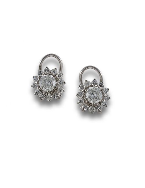 PENDIENTES CON BRILLANTES