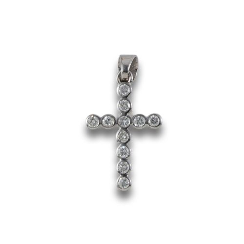 CRUZ DE ORO Y DIAMANTES