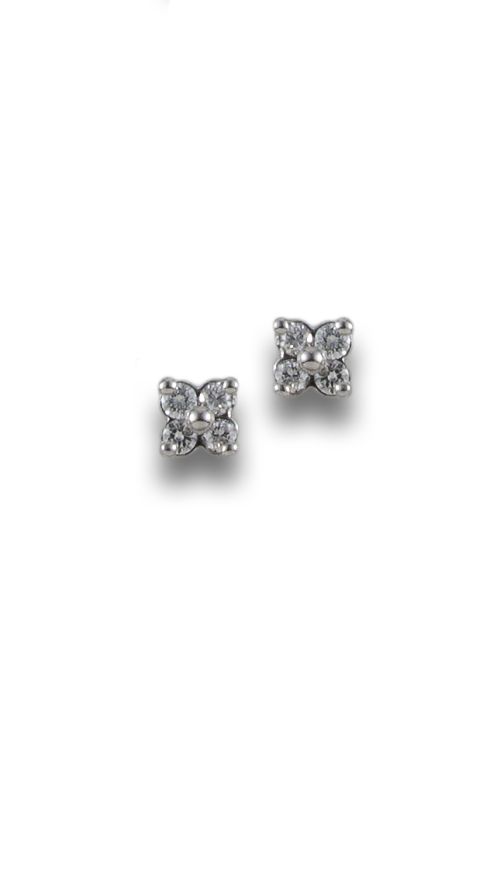 PENDIENTES DE ORO CON DIAMANTES