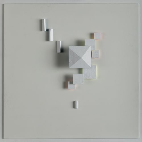 LUIS TOMASELLO, "Atmósfera cromoplástica II", 2004, Relieve