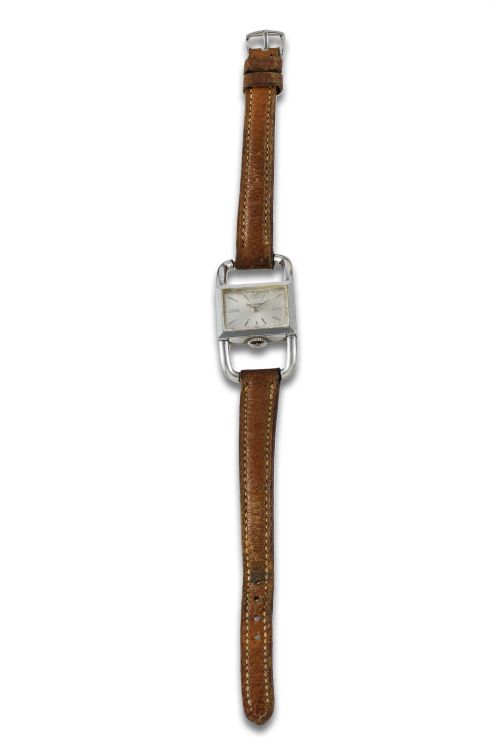 RELOJ "ETRIER DE HERMES" JAEGER LECOULTRE DE ACERO PARA SEÑ