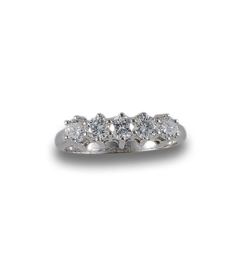 SORTIJA CINTILLO DE ORO CON DIAMANTES