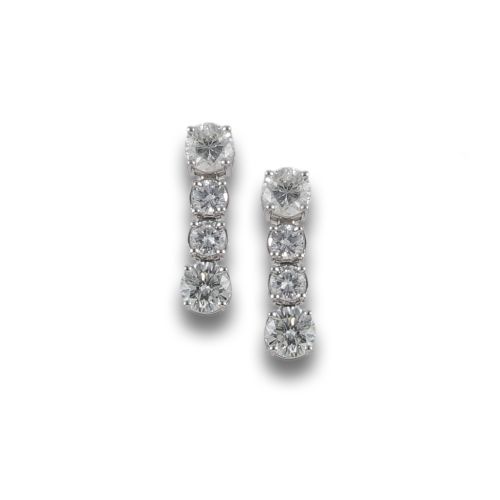 PENDIENTES DE ORO CON DIAMANTES