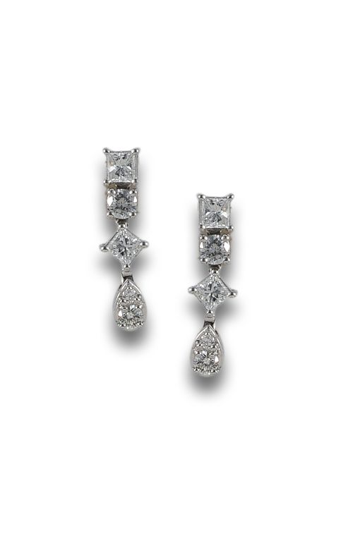 PENDIENTES EN ORO CON DIAMANTES