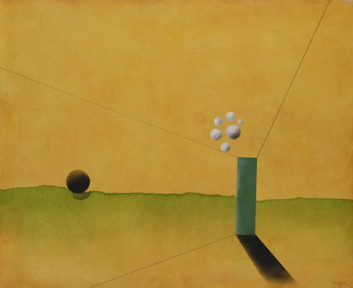 FRANCISCO BONET, "Mandra", Óleo sobre lienzo