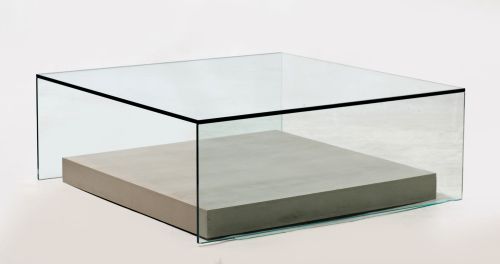 Mesa de café de cristal, c. 2000