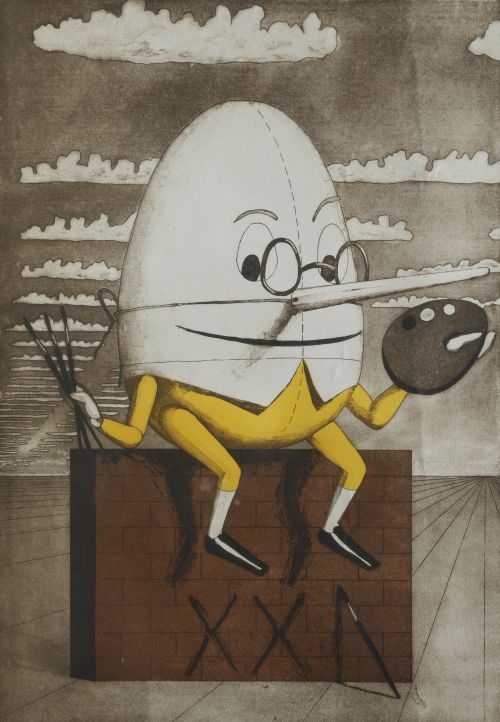SIGFRIDO MARTÍN BEGUÉ, "Humpty-Dumpty, el pintor del mileni