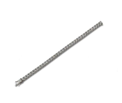 PULSERA RIVIERE DE ORO Y DIAMANTES