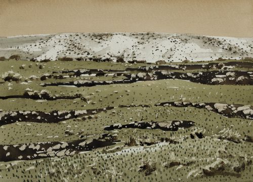 JOSÉ BEULAS RECASENS, "Paisaje", Acuarela sobre papel