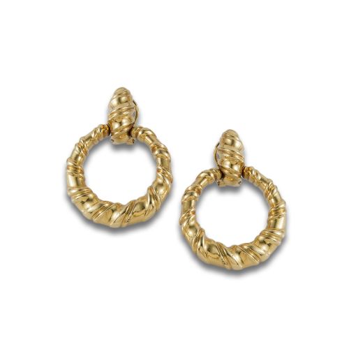 YELLOW GOLD EARRINGS