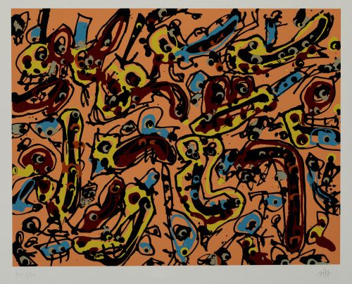 ANTONIO SAURA, "Carmen. Acto I", 1994, Serigrafía sobre pap