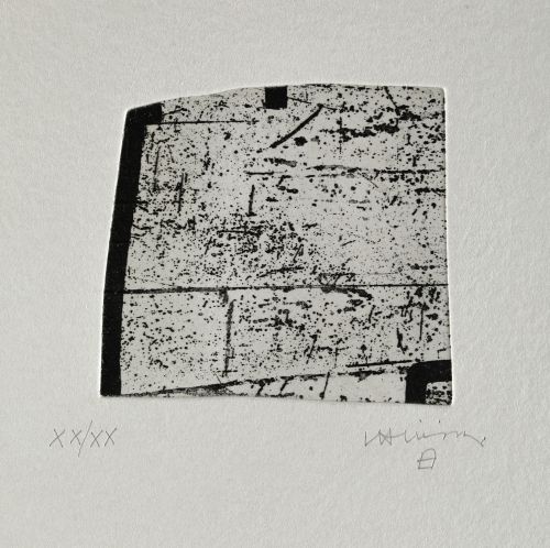 EDUARDO CHILLIDA, "La indetenible quietud VI", 1998, Aguafu