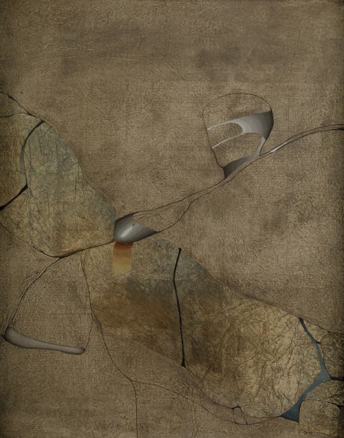 ENRIQUE BRINKMANN, "Musarañas nº9", 1980, Óleo sobre tabla