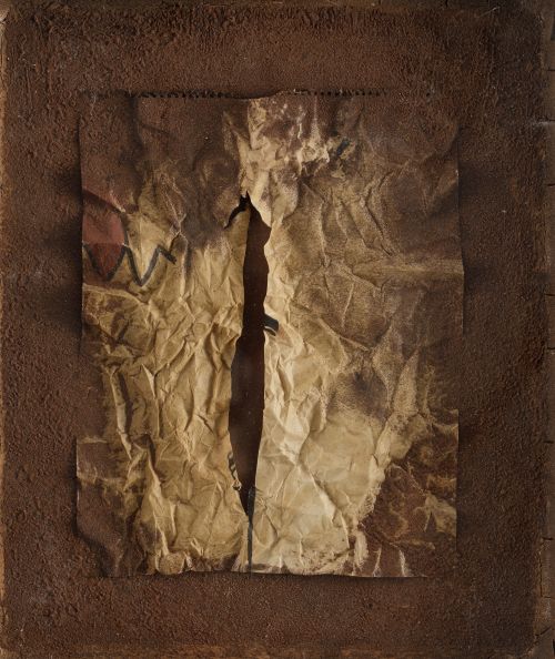 JOSEP  GUINOVART, "136", 1978, Técnica mixta y collage en c