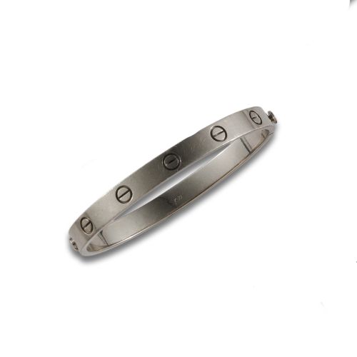 CARTIER LOVE BRACELET IN WHITE GOLD