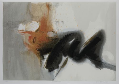 ENRIQUE GAY GARCÍA, "Encuentro", 1997, Serigrafía sobre pap