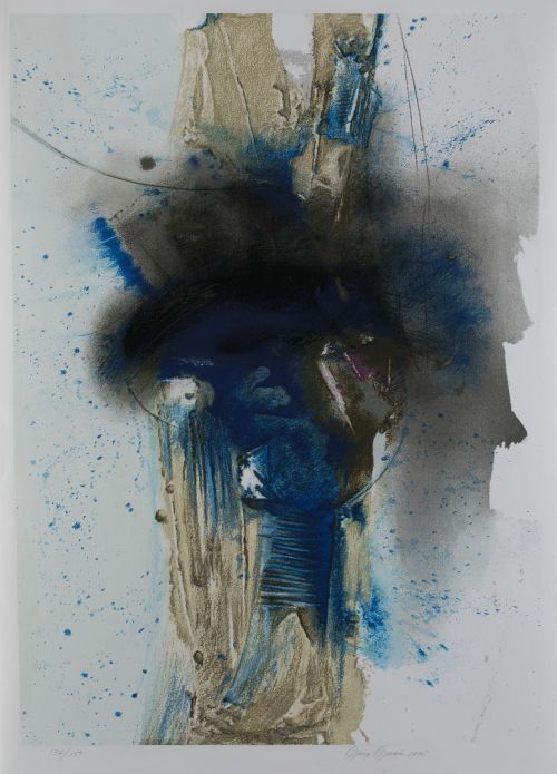 ENRIQUE GAY GARCÍA, "Sin título", 1995, Serigrafía sobre pa