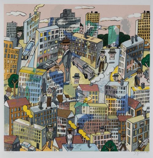 ANTONIO SEGUÍ, "Sin título", 1996, Litografía sobre papel