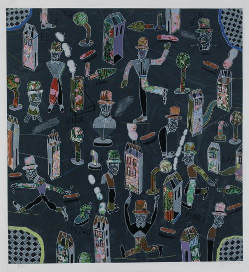 ANTONIO SEGUÍ, "Sin título", 1996, Litografía sobre papel