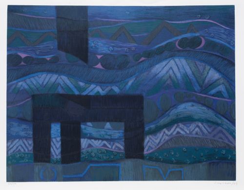 FERNANDO DE SZYSZLO, "Sin título", 1995, Serigrafía sobre p