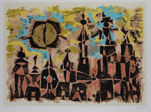 PEDRO DE ORAA, "Sin título", 1995, Serigrafía sobre papel