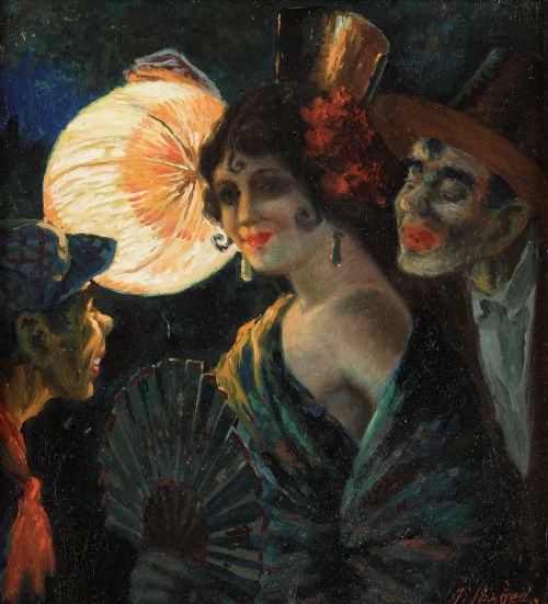 ESCUELA ESPAÑOLA, SPANISH SCHOOL (20TH CENTURY) "Lady with