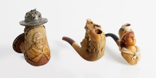 Meerschaum pipe, England, 19th century