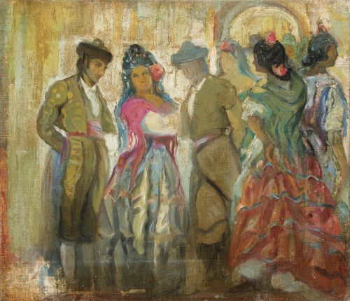 ESCUELA ESPAÑOLA, SPANISH SCHOOL (Early 20th Century) "Bull