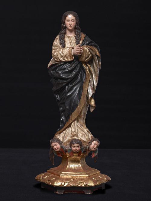 PEDRO DE MENA , "Inmaculada Concepción", Escultura en mader
