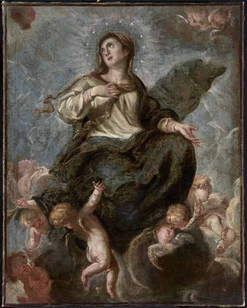 JUAN CARREÑO DE MIRANDA, "Inmaculada Concepción", Óleo sobr