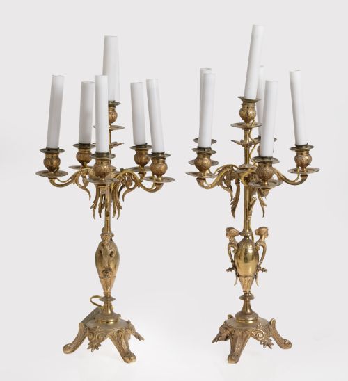 Pair of candlesticks, France, c.1900