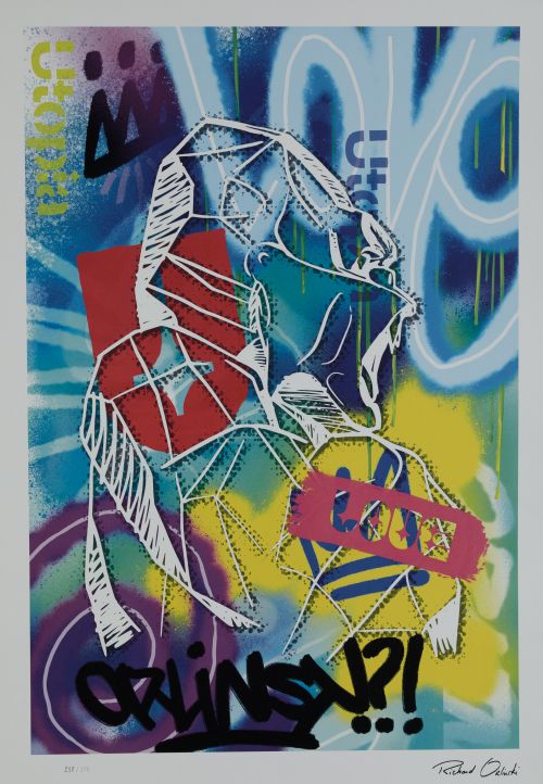 RICHARD ORLINSKI, "Utopia", Litografía sobre papel