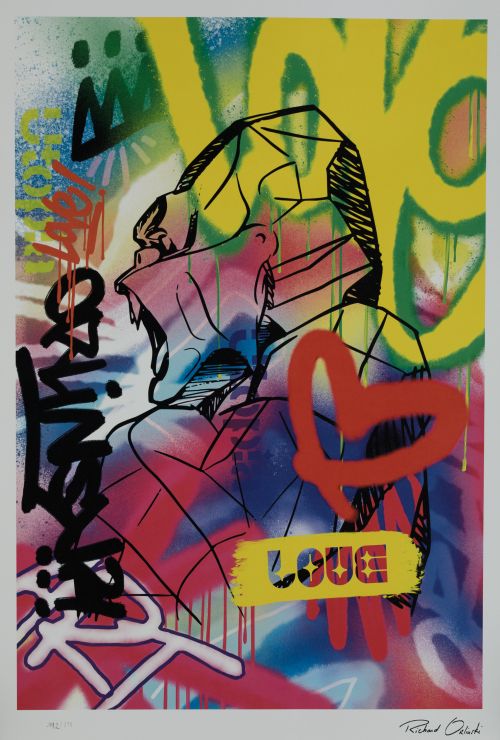 RICHARD ORLINSKI, "Utopia", Litografía sobre papel