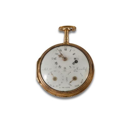 CATALINO SALOR MICALLEF GOLD WATCH WITH THREE DIAL