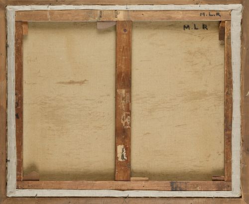 HENRI LEBASQUE, "Desnudo femenino con almohada amarilla", c