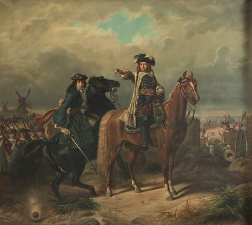 OTTO LINNERTZ, "Retrato ecuestre del conde Heinrich Trajekt