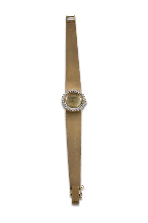VACHERON CONSTANTIN GOLD AND DIAMONDS JEWELRY WATCH