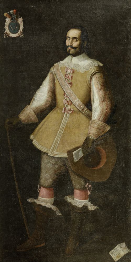 ESCUELA ESPAÑOLA, "Retrato de Gaspar Doménech", Óleo sobre 