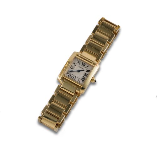 CARTIER FRENCH GOLD TANK WATCH