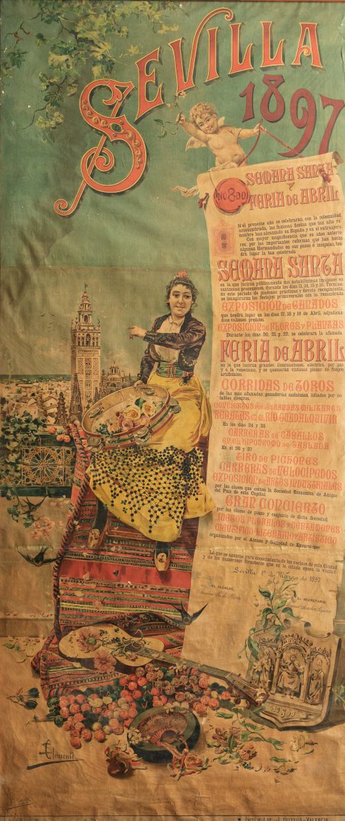SALVADOR  CLEMENTE Y PÉREZ, "Sevilla 1897, Semana Santa-Fer